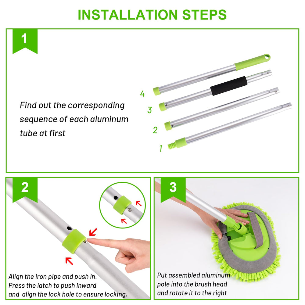 Ordenado multi-surface cleaning kit suitable for car, home, and more