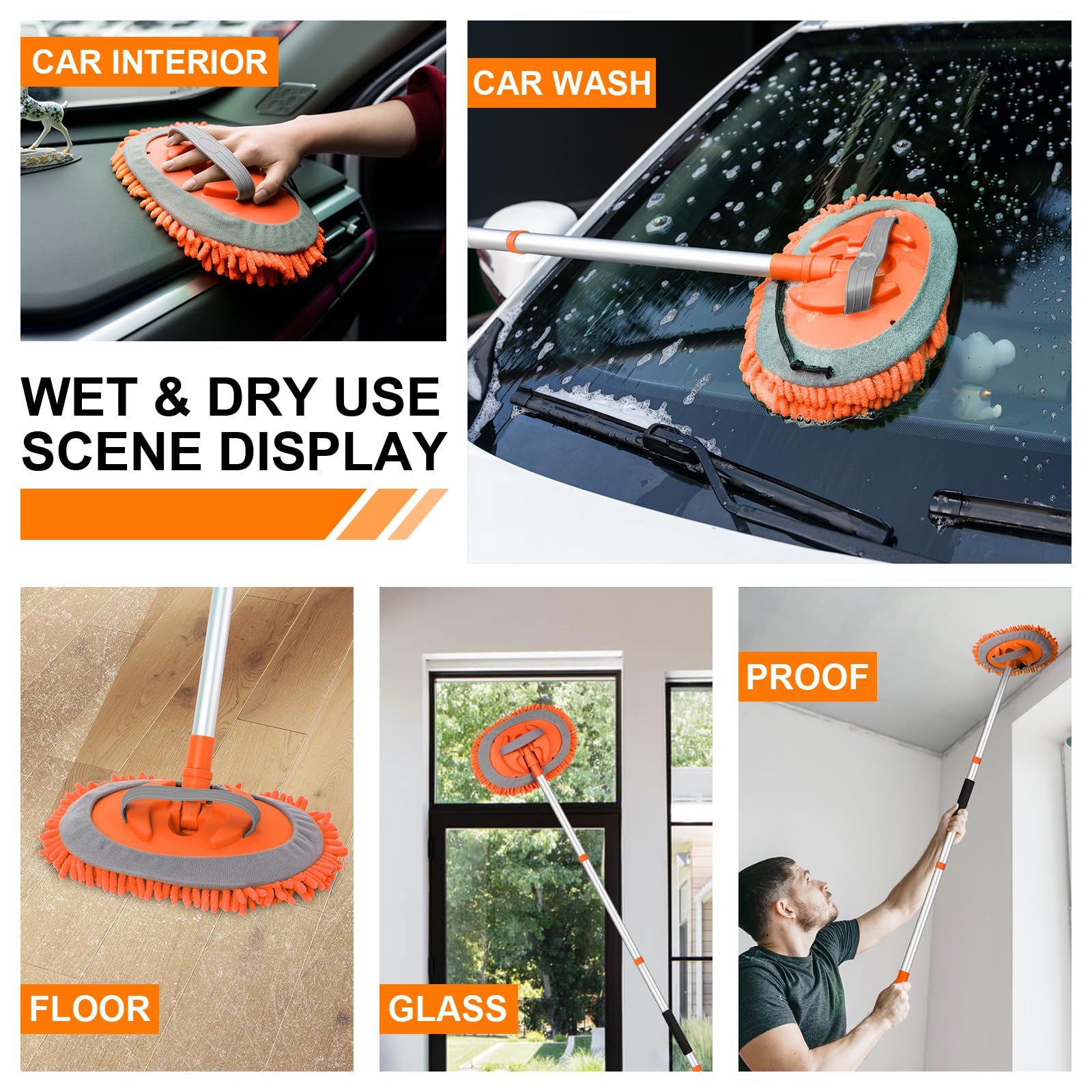 Ordenado rust-resistant aluminum construction offers durable, long-lasting use.