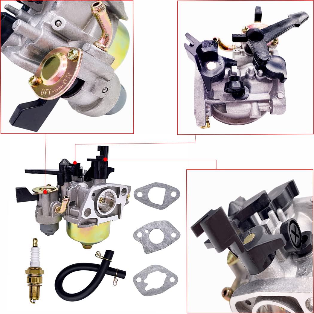 Oriental Power carburetor includes gaskets, fuel line, and filter for easy installation
