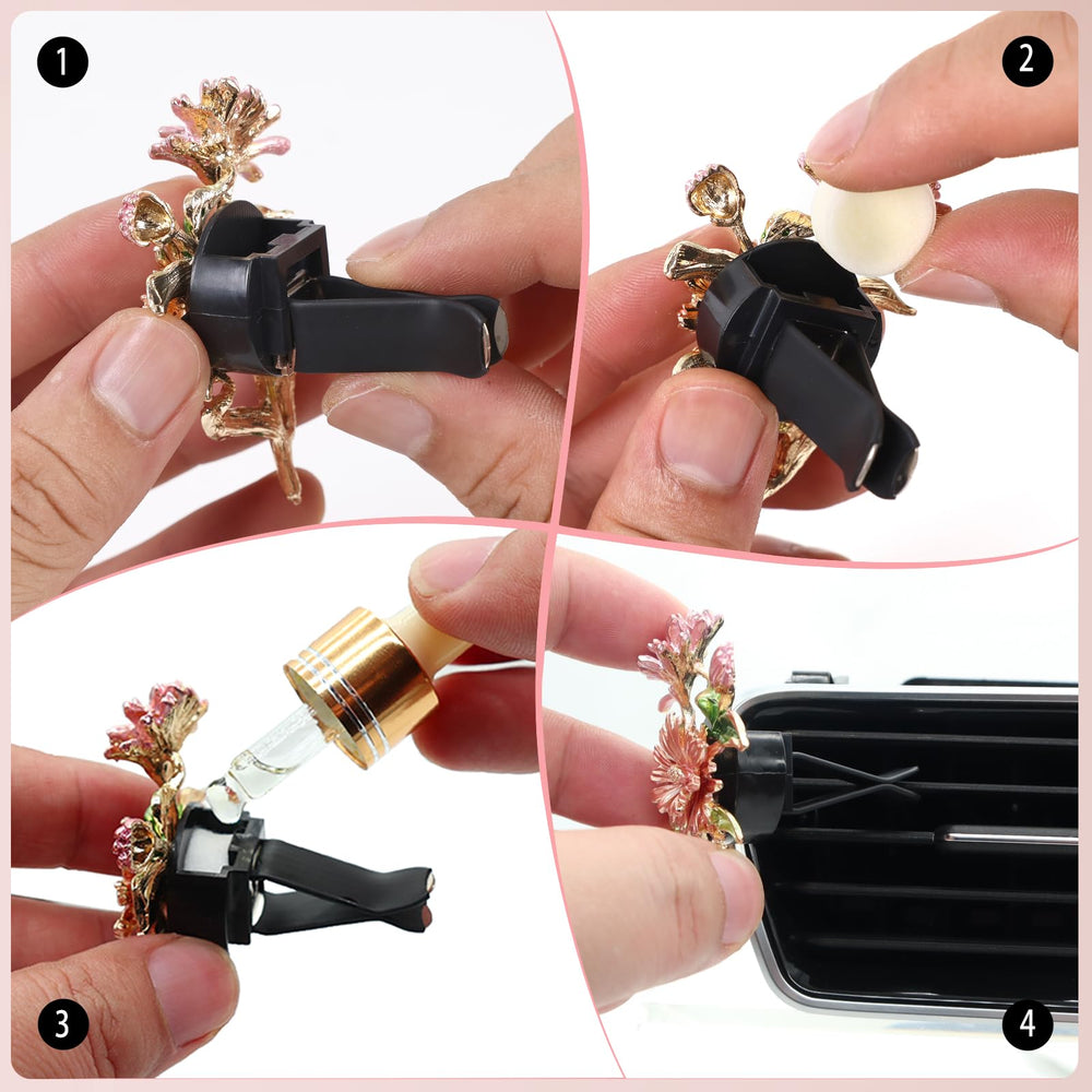 Oriesse refillable diffuser turtle clip lets you refresh fragrance