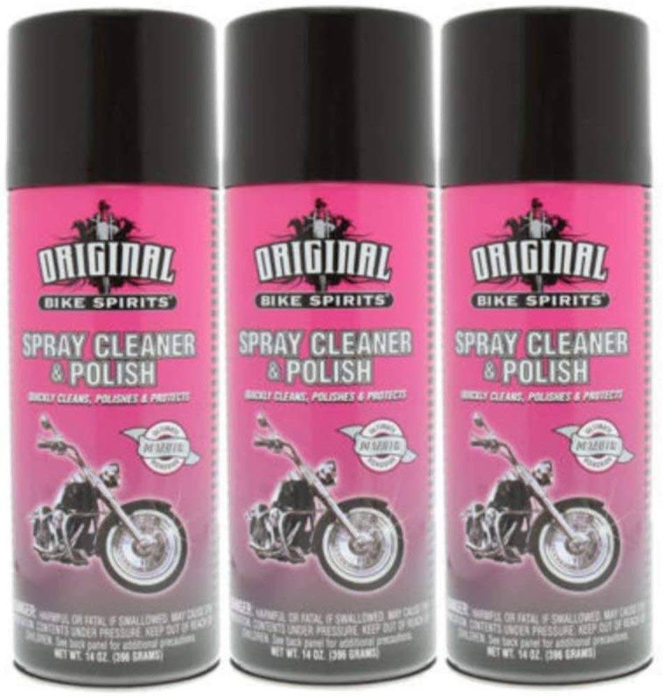 Original Bike Spirits Cleaner 3 Pack bottle for efficient bike component cleaning.