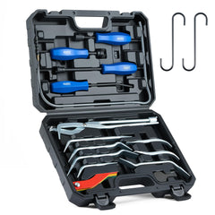Orion Motor Tech 17pc drum brake tool kit for comprehensive servicing.