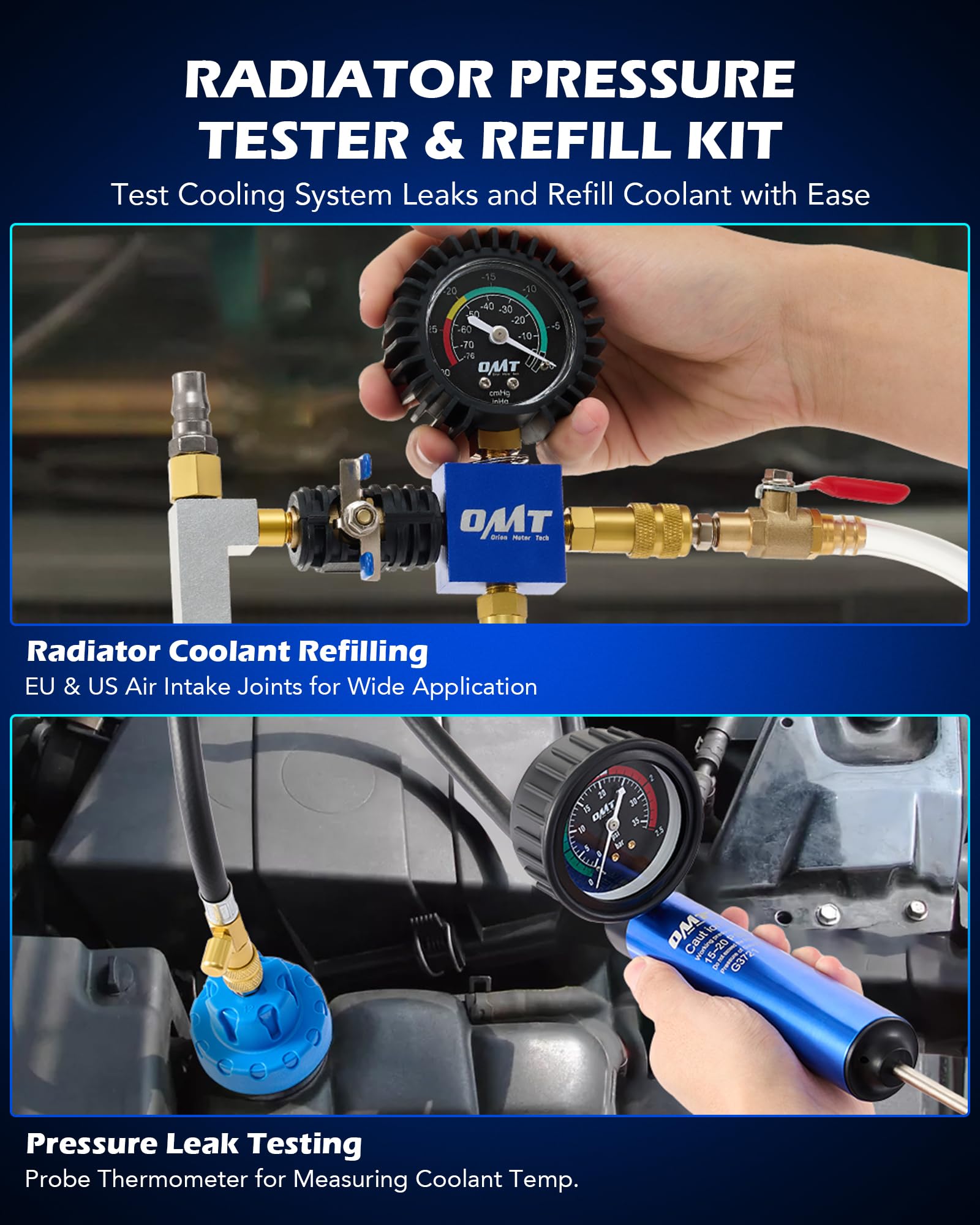 Orion Motor Tech 18 adapters demonstrate broad compatibility with radiator fittings.