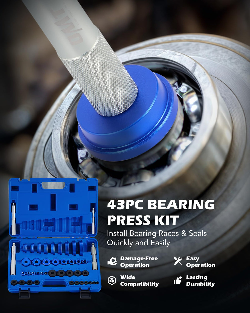 Orion Motor Tech 23 metric adapters enable precise bearing installation on many vehicles