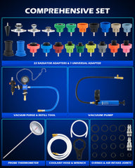 Orion Motor Tech 23 radiator adapters set enabling broad vehicle compatibility