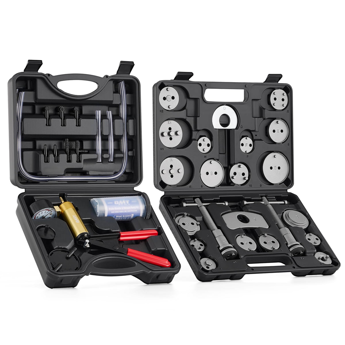 Orion Motor Tech 2in1 brake-caliper-compression tool; smooth piston movement for easier pad changes