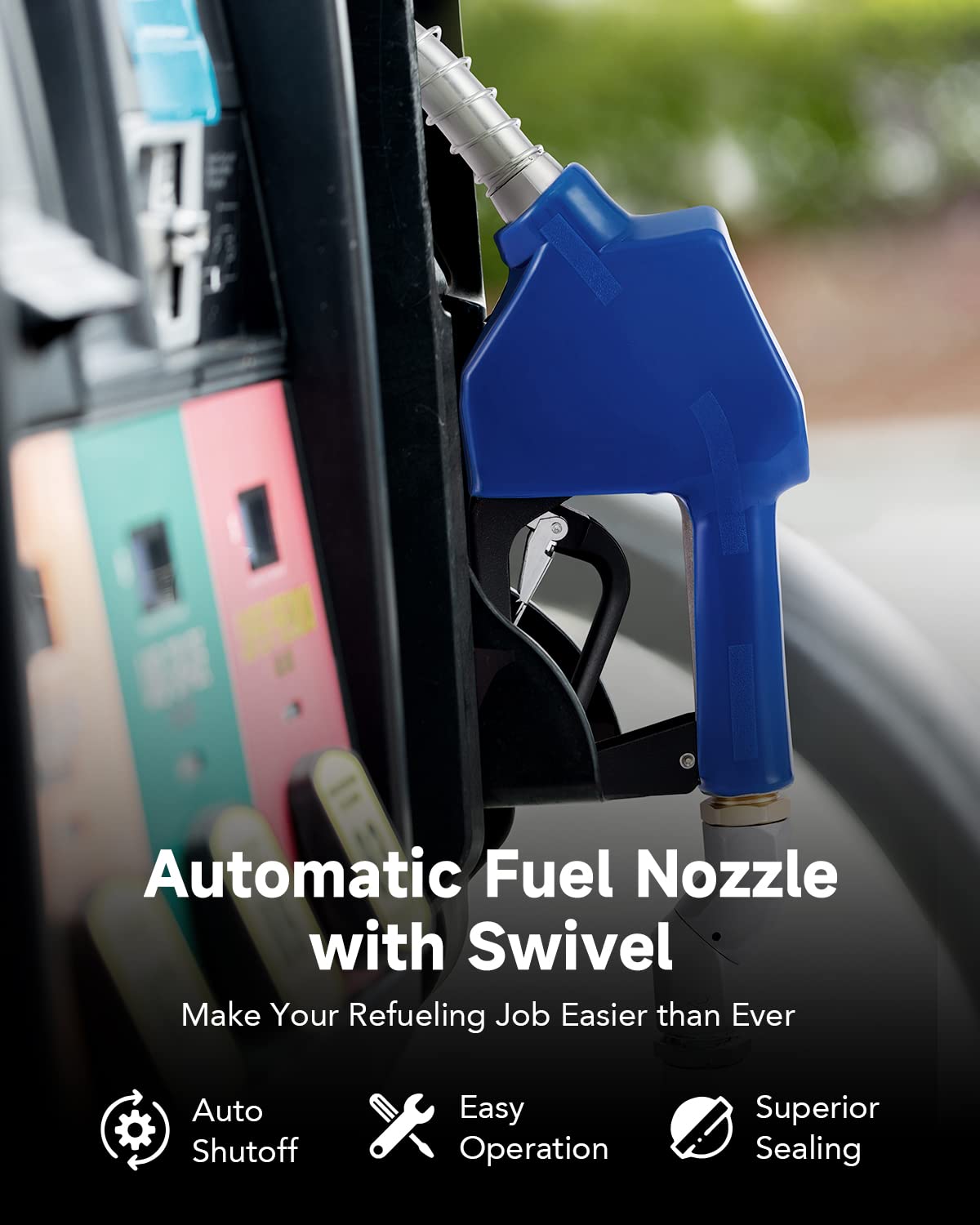 Orion Motor Tech 3/4 in NPT nozzle for fast, controlled fueling