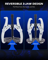 Orion Motor Tech 3-Jaw Puller demonstrates even pulling force to protect components