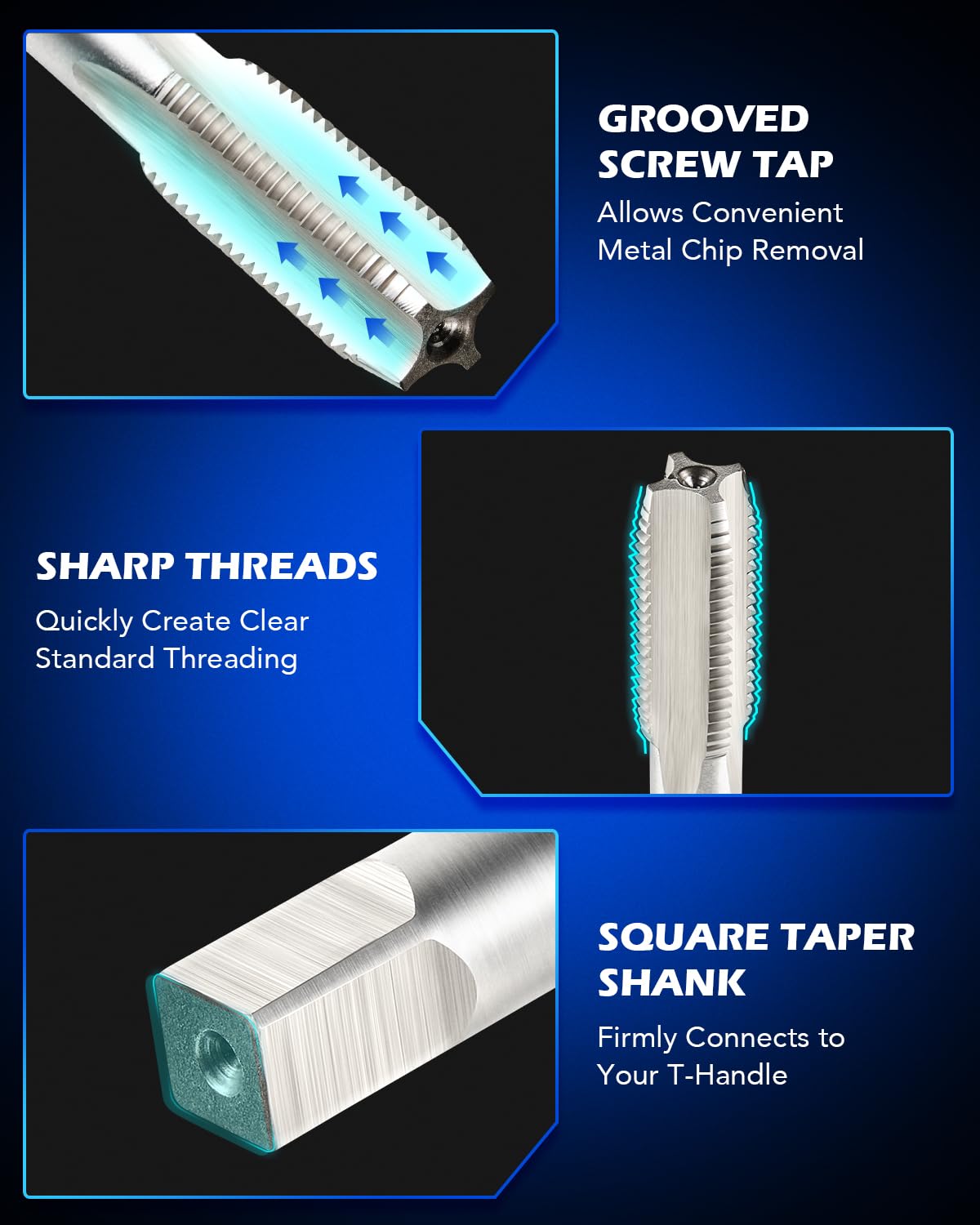 Orion Motor Tech 304 stainless steel inserts provide strength and longevity