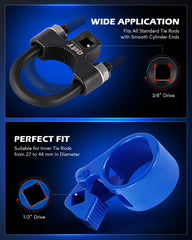 Orion Motor Tech 3/8 drive bolt-on clamp for smooth-end tie rods.