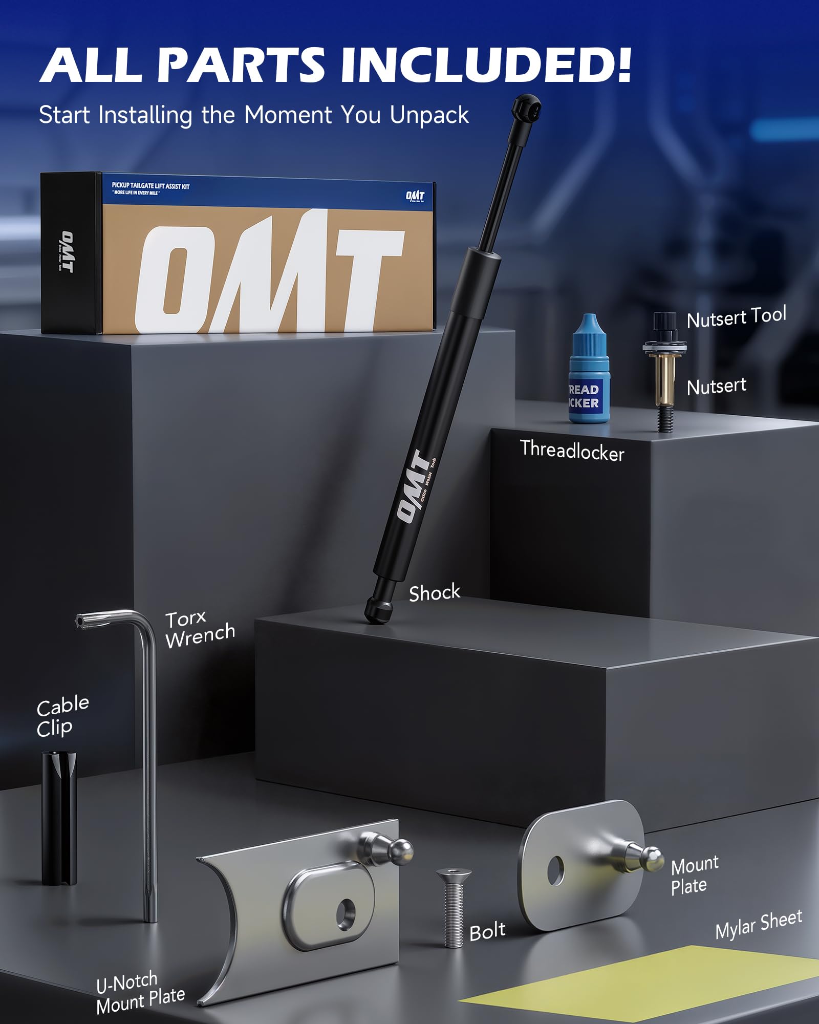 Orion Motor Tech tailgate control reduces strain on cables and hinges.