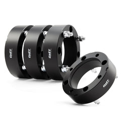 Orion Motor Tech 4x156 ATV wheel spacers assembled for wider axle track and stability.