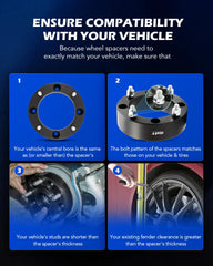 Orion Motor Tech wheel spacers bolt pattern highlights corrosion-resistant hardware.