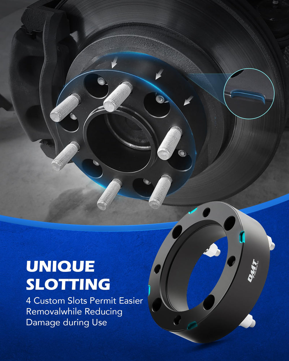 Orion Motor Tech spacers installed on Polaris Ranger widen axle track.