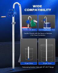 Orion Motor Tech ergonomic handle reduces pumping effort