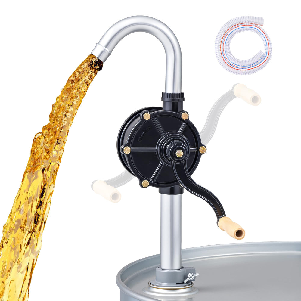Orion Motor Tech 55-Gallon Drum Pump pours fluids with controlled transfer