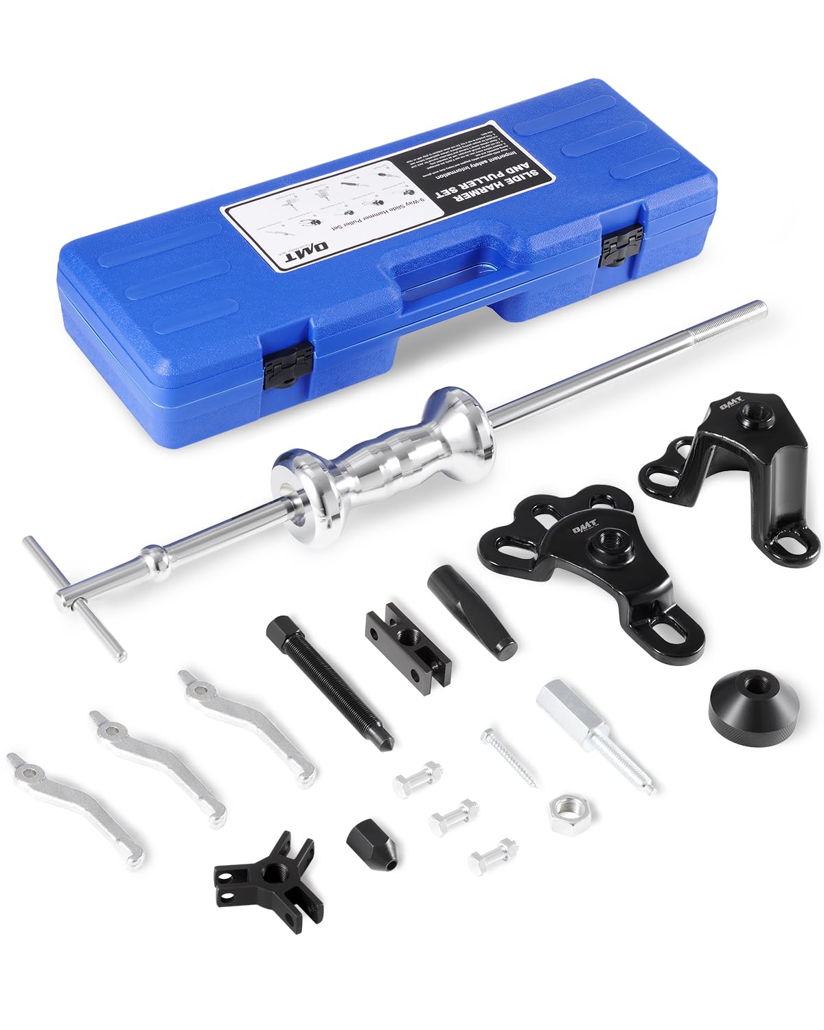 Orion Motor Tech 9-Way Puller Set in use for versatile vehicle repairs