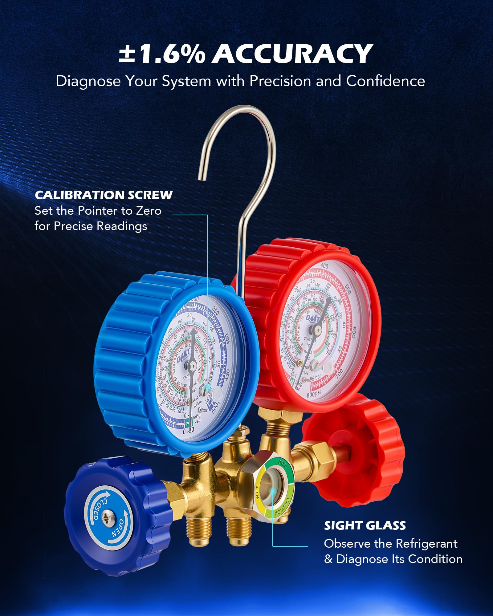 Orion Motor Tech shockproof gauge casing protects against impacts
