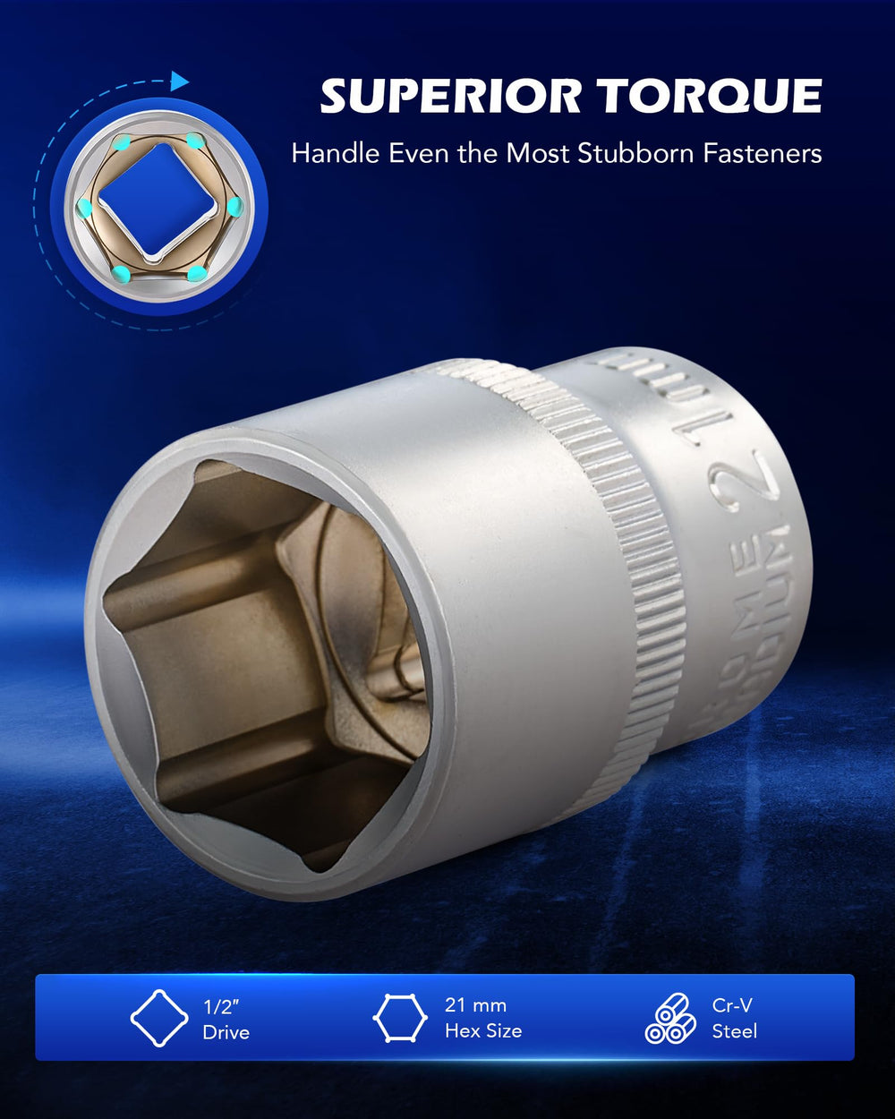 Orion Motor Tech durable AISI 1045 steel pins for strong leverage.