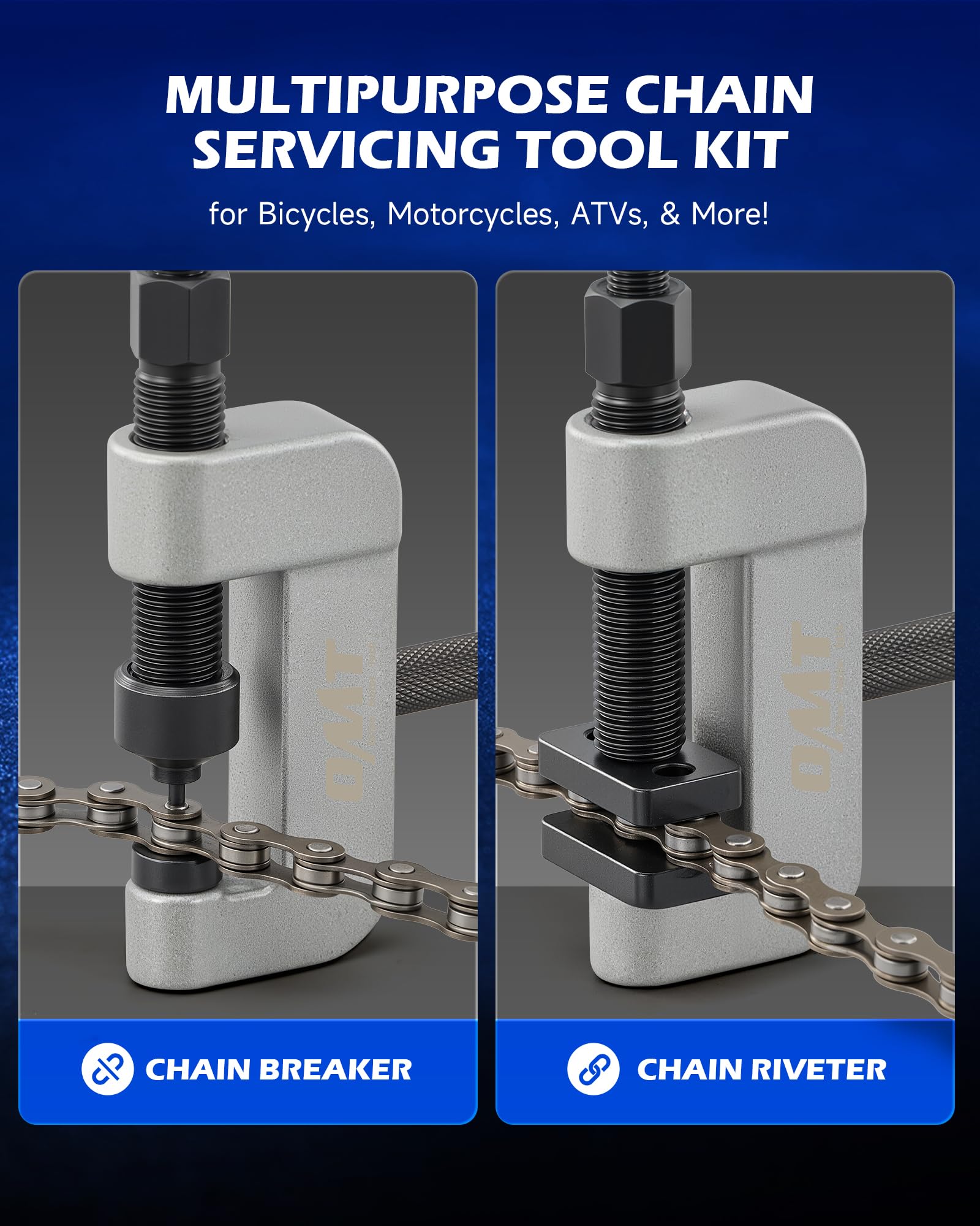Orion Motor Tech anvils and break tips set for versatile chain work