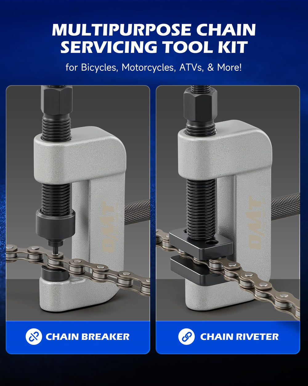 Orion Motor Tech anvils and break tips set for versatile chain work
