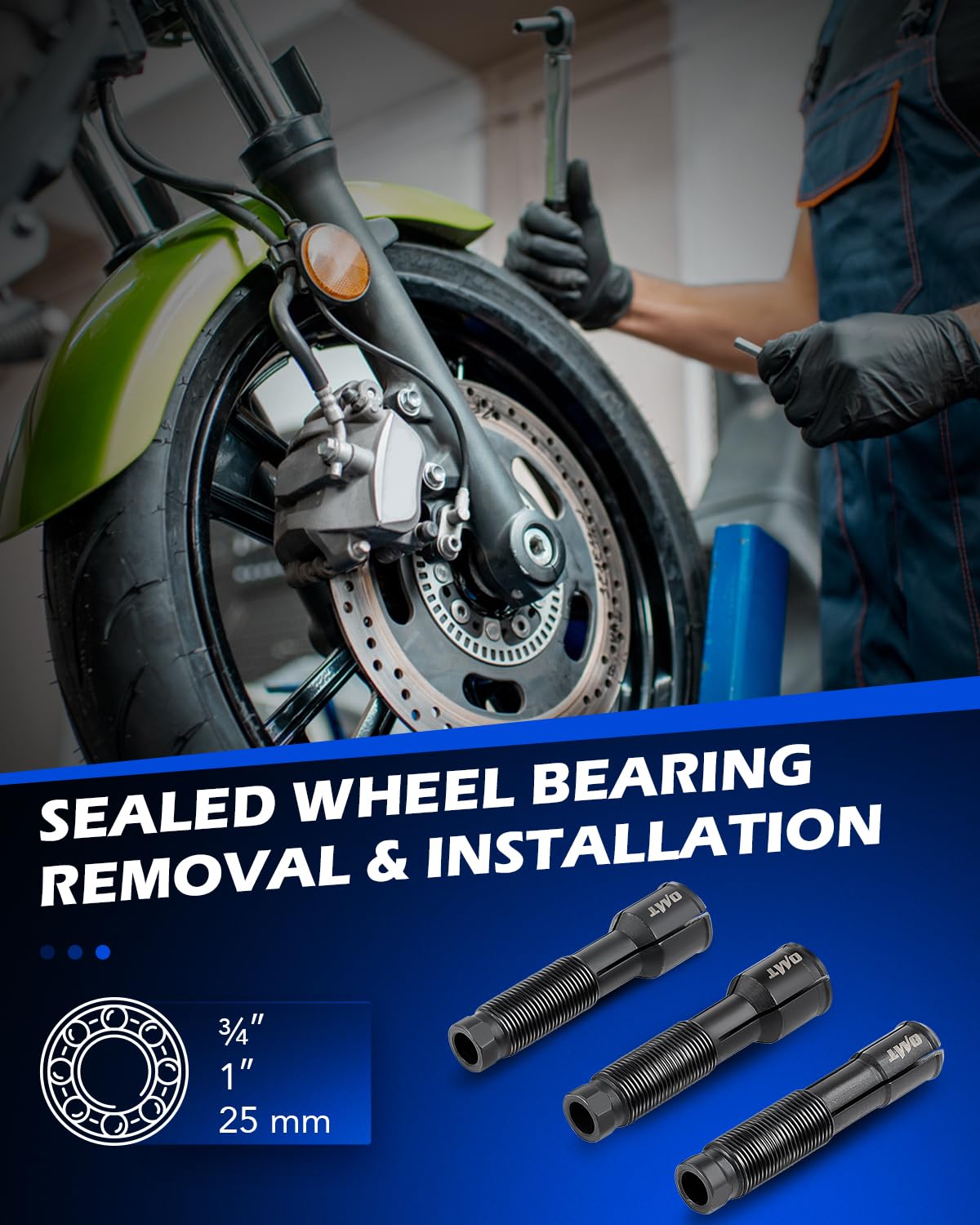Orion Motor Tech bearing installation plate and dowels speed hub service