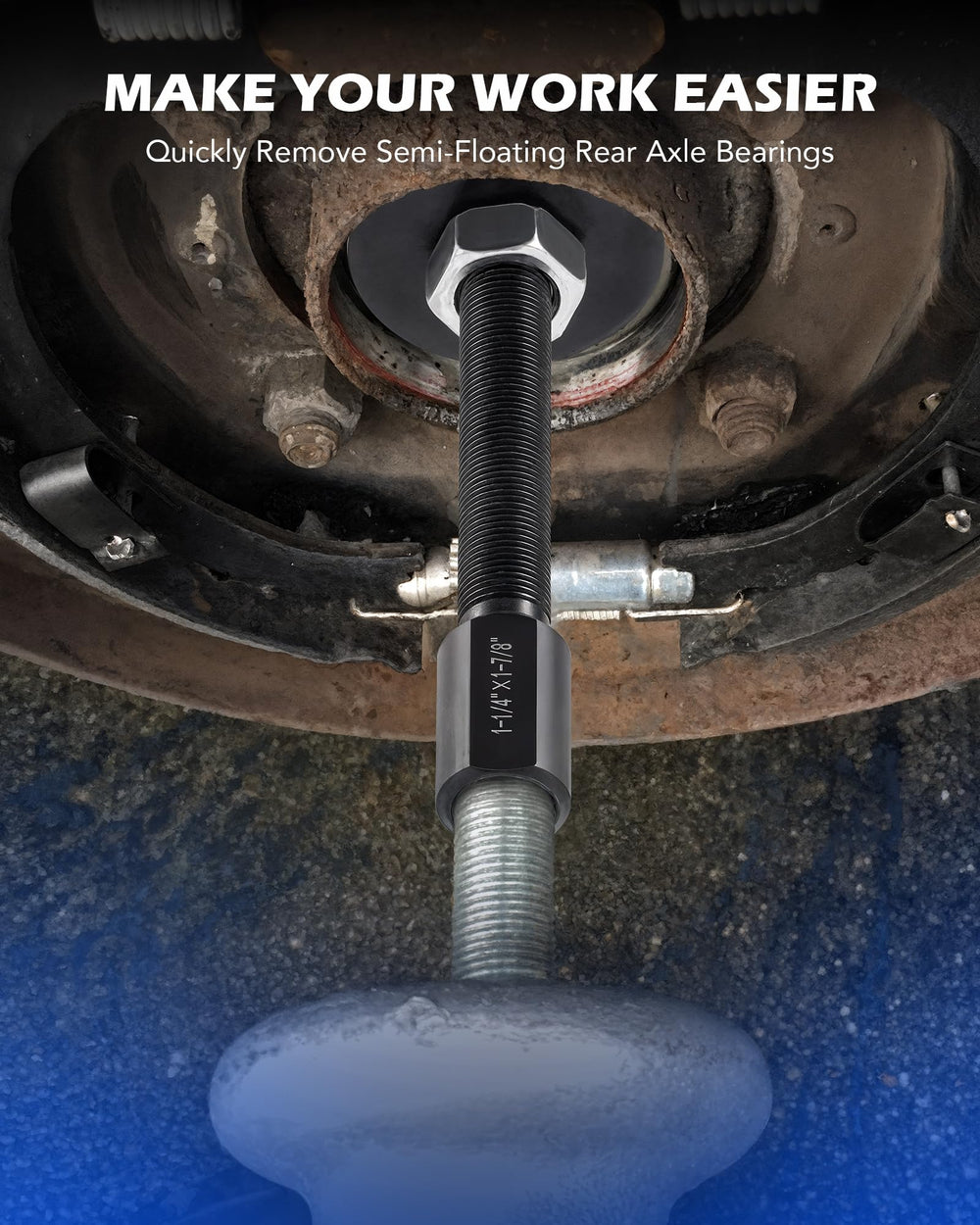 Orion Motor Tech small puller accessing tight inner bearings