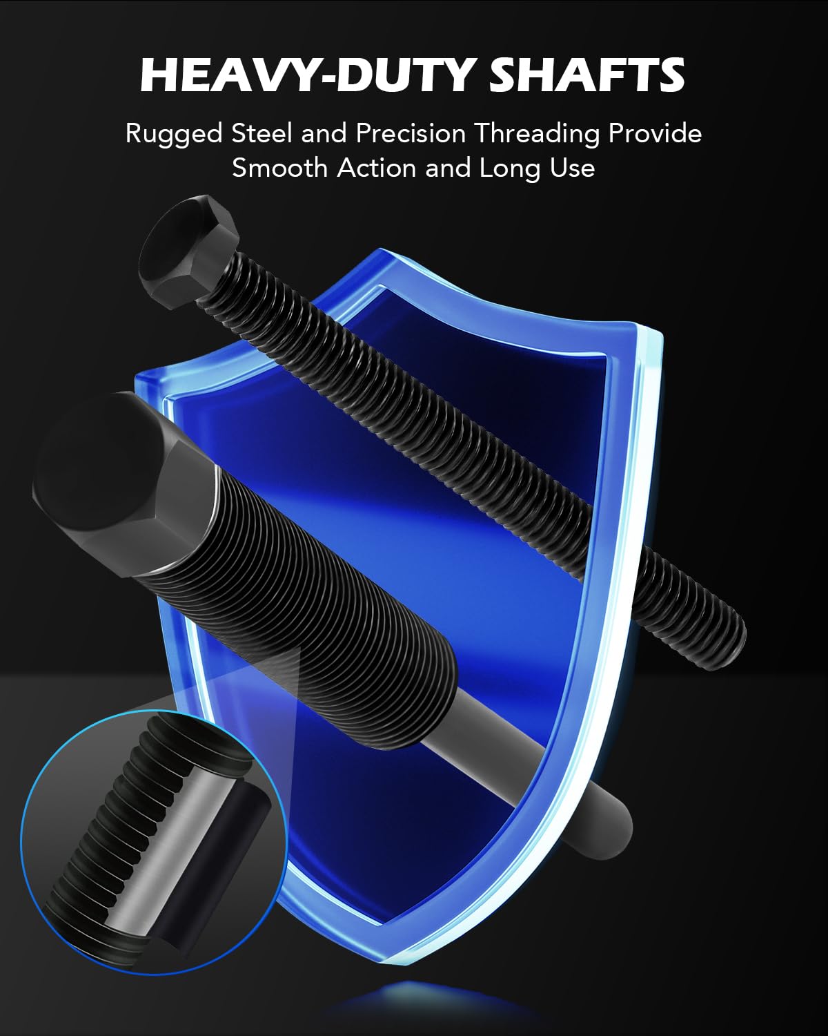 Orion Motor Tech blackened finish resists corrosion for years of service
