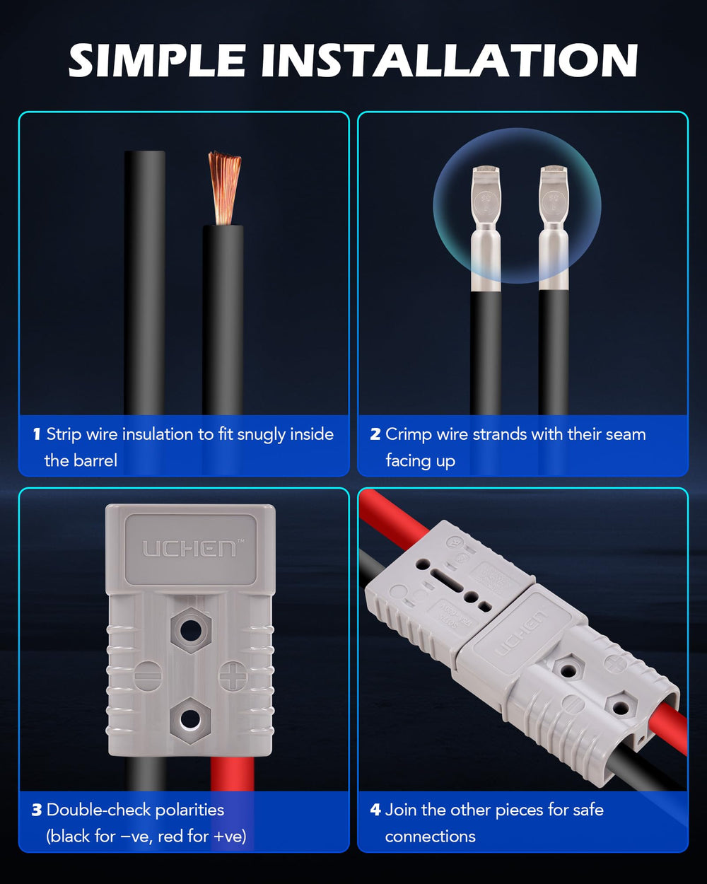 Orion Motor Tech boot-caps help prevent debris between uses
