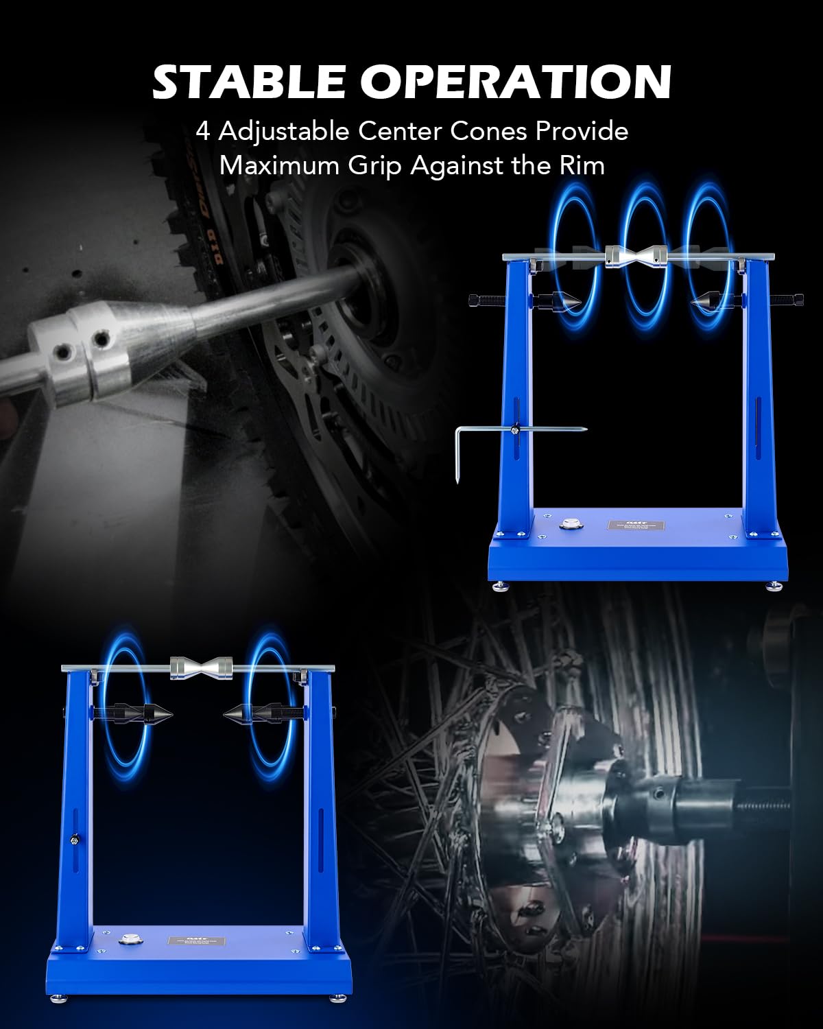 Orion Motor Tech bottom stability pads aid stable balancing on uneven surfaces