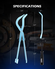 Orion Motor Tech brake adjusting spoon provides solid grip on washers up to 7/8 in.