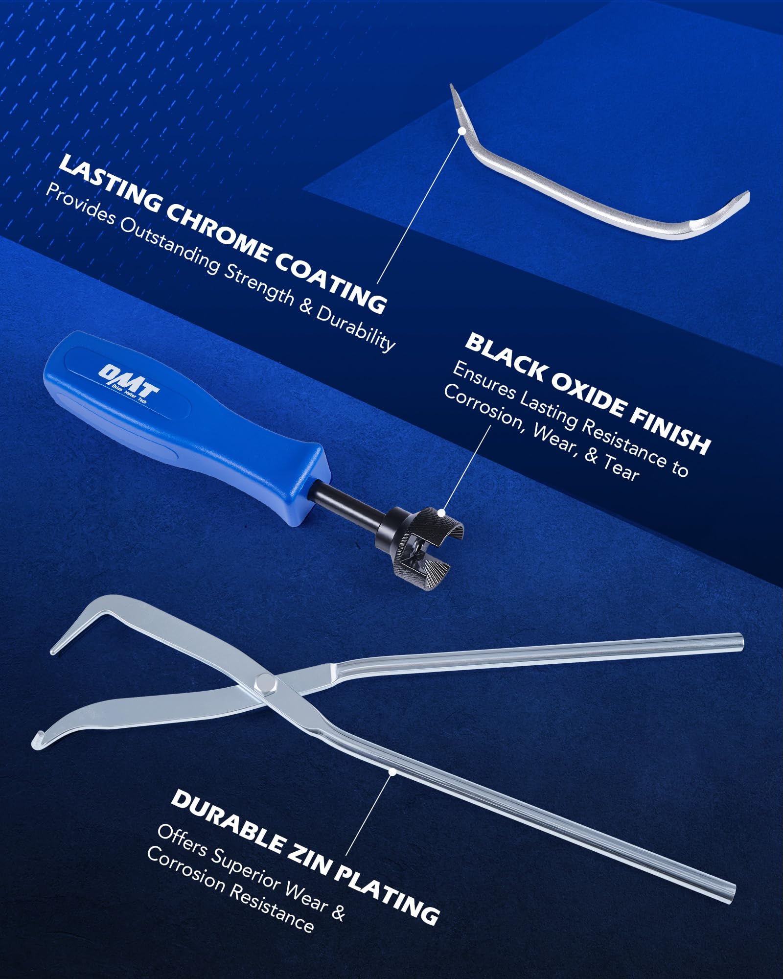 Orion Motor Tech retainer installer simplifies drum brake component placement.