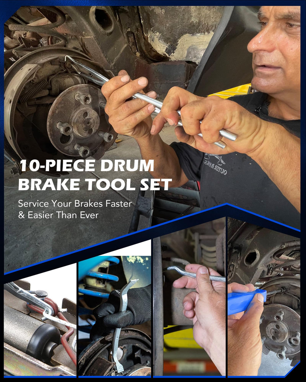 Orion brake spring adjusting spoon standard helps apply precise tension.