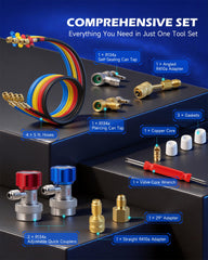 Orion Motor Tech brass and rubber gauge body delivers durable performance under heavy use.