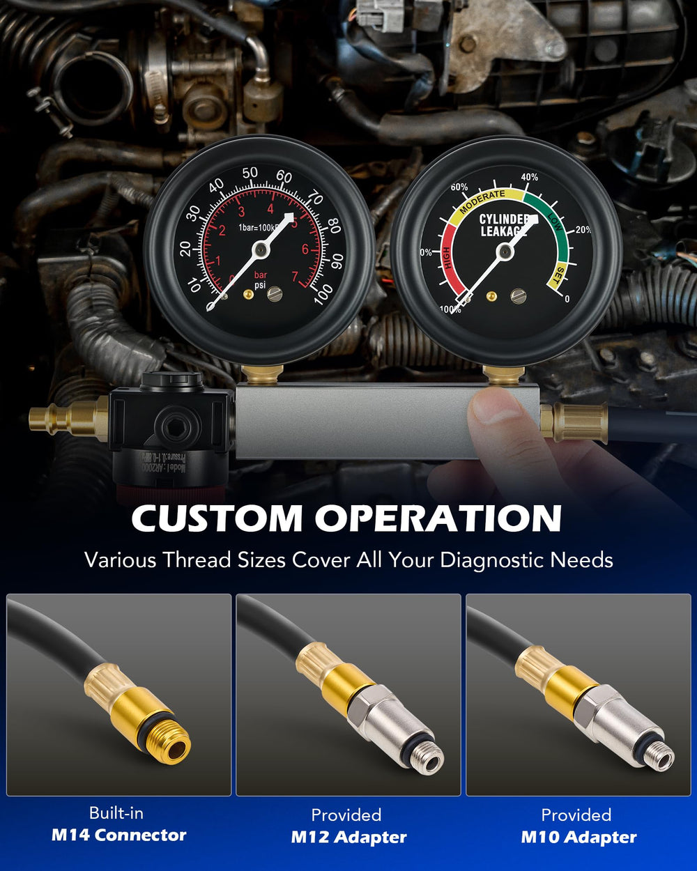 Orion Motor Tech brass core ensures durable performance against wear and corrosion.