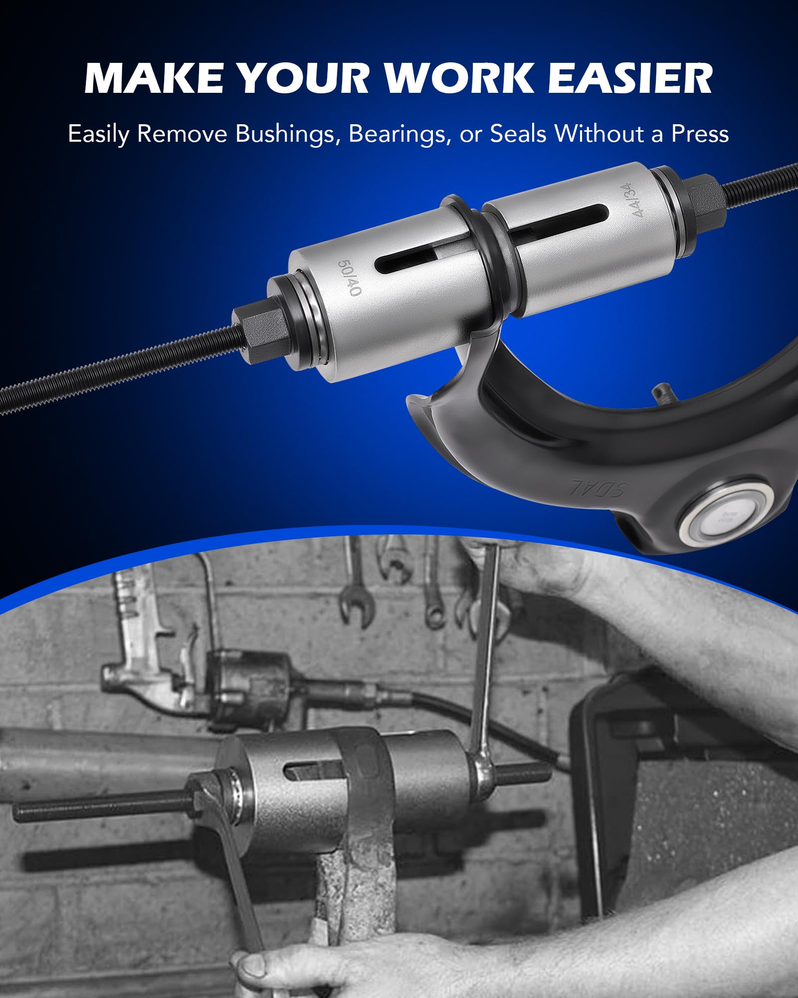 Orion Motor Tech 22 sleeves arranged for a wide bore range in the kit.