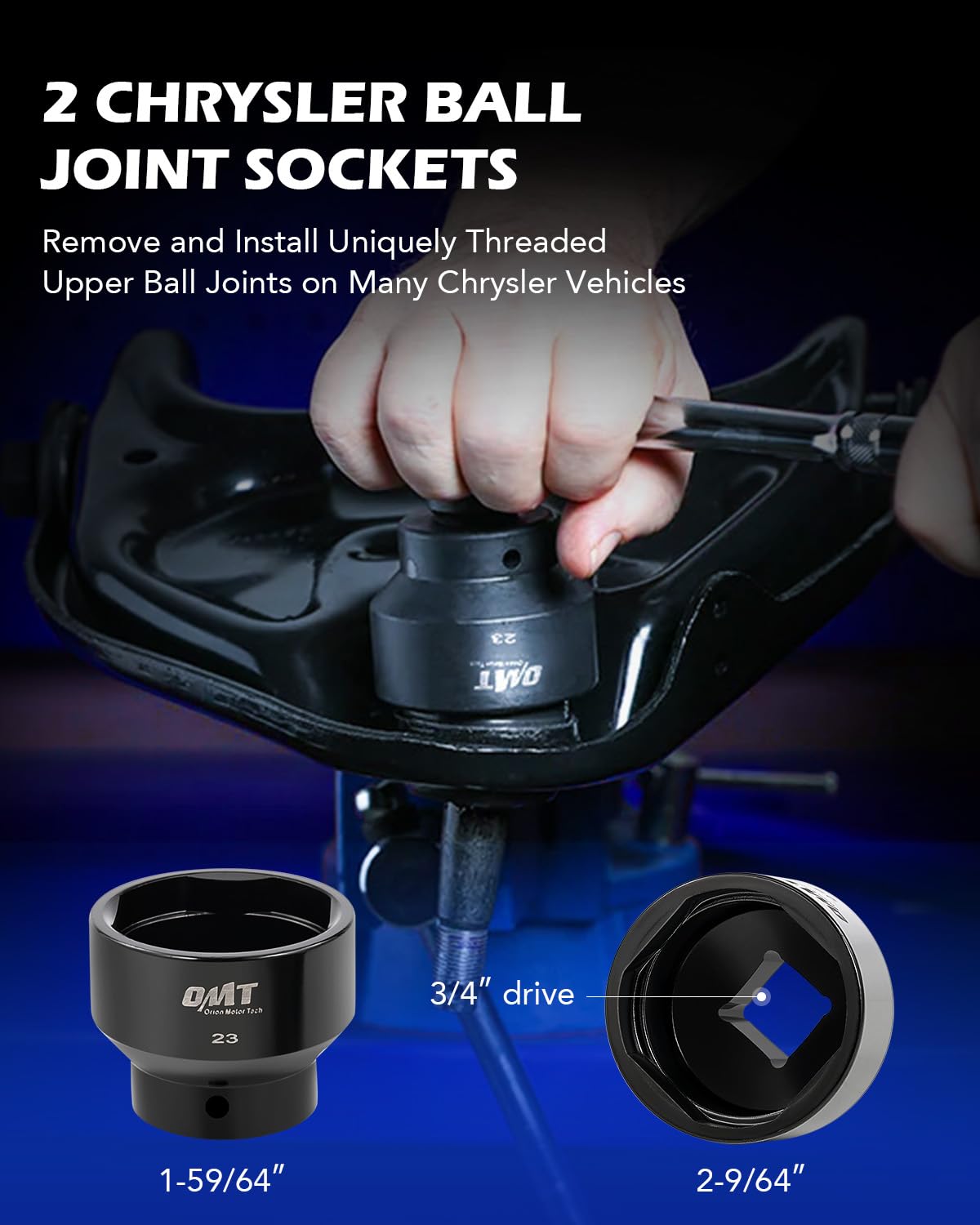 Orion Motor Tech c-frame-press-9in delivers controlled, even force.