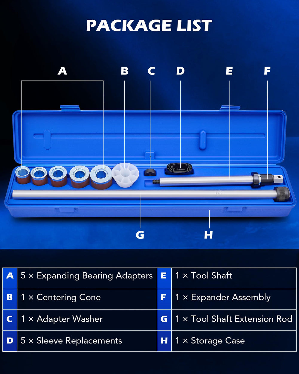 Orion Motor Tech cam bearing removal tool in action for smooth extraction.