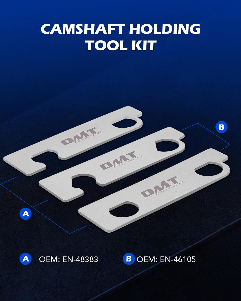 Orion Motor Tech camshaft tool compatible with GM, Buick, Cadillac, Pontiac, and more.