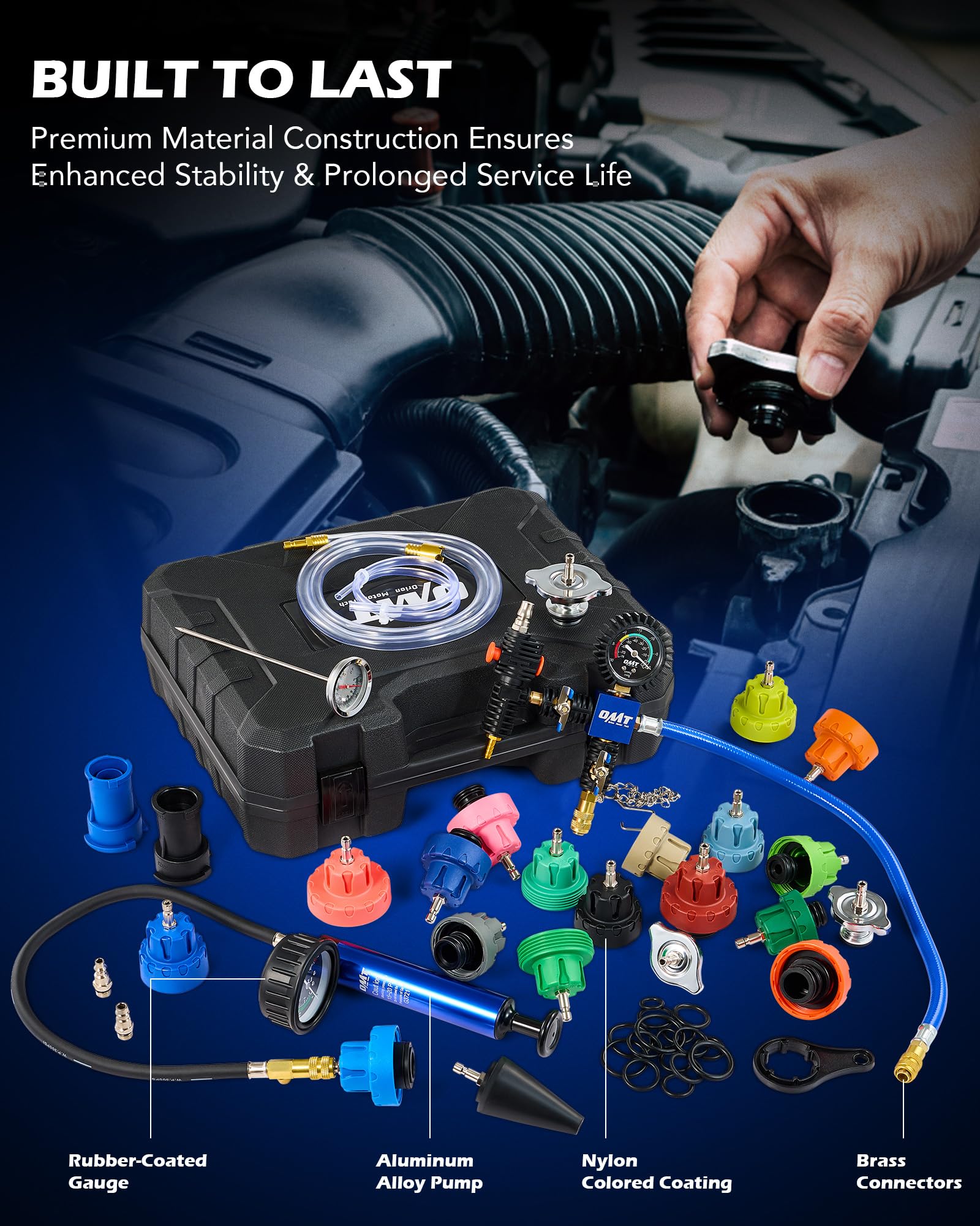 Orion Motor Tech compact carrying case keeps tools neatly organized after use.