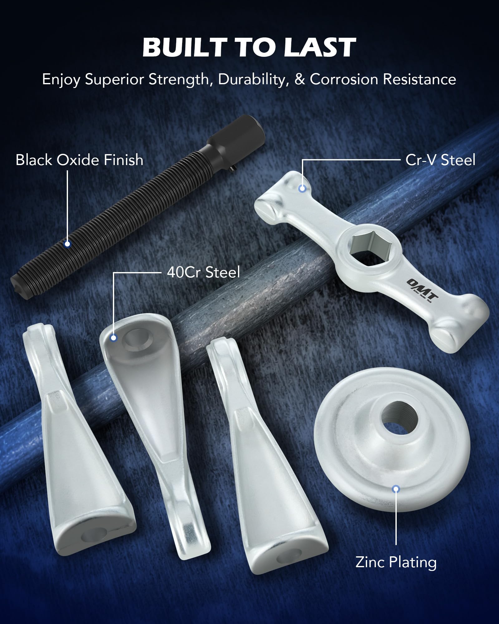 Orion Motor Tech compatible for a wide range of vehicles, simplifying brake hub work.