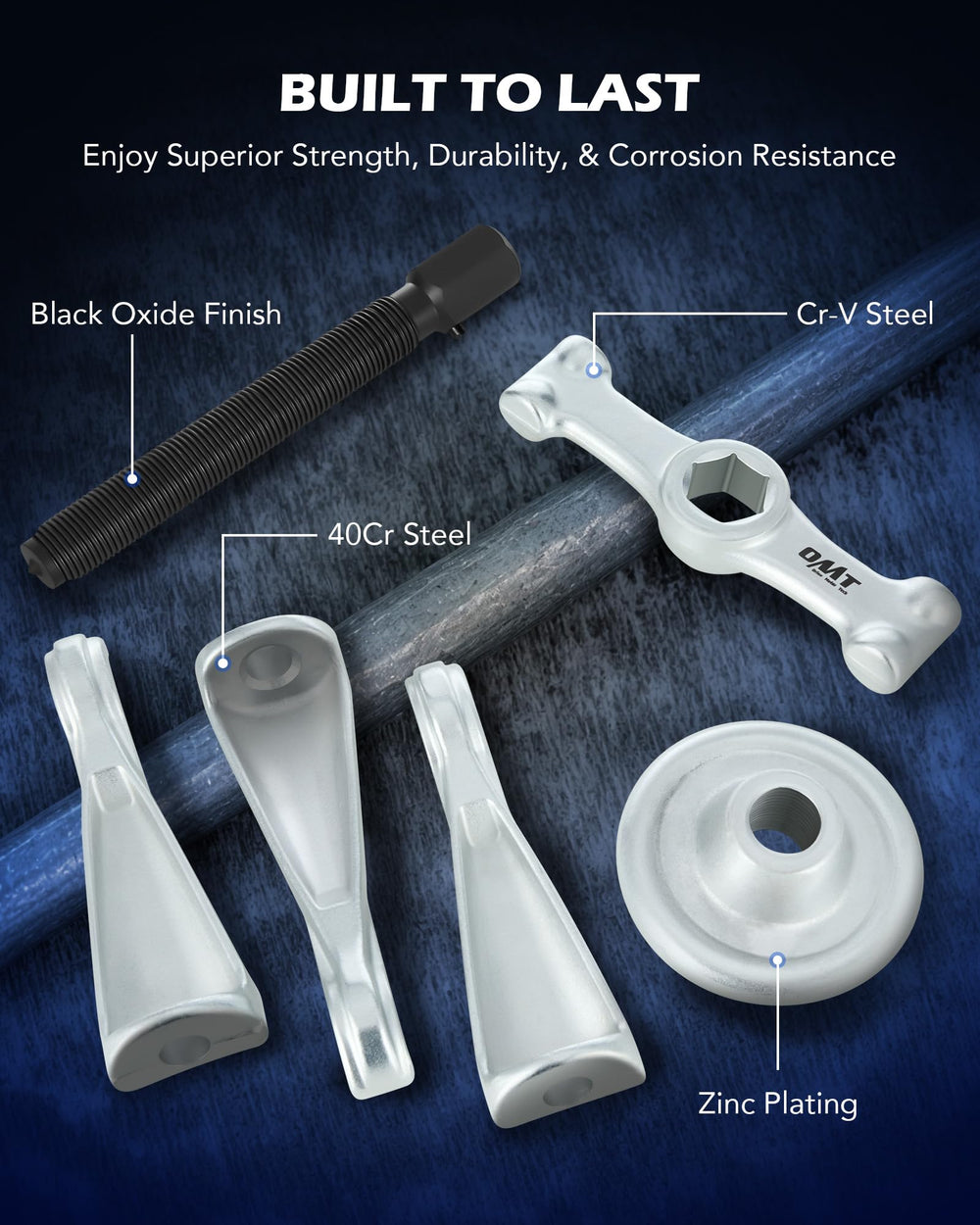 Orion Motor Tech compatible for a wide range of vehicles, simplifying brake hub work.