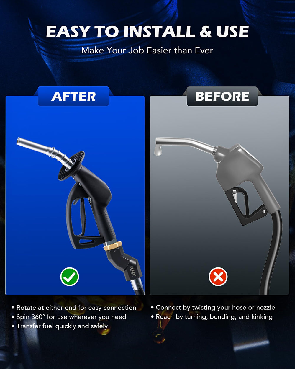 Orion Motor Tech corrosion-proof zinc alloy and copper construction for lasting durability