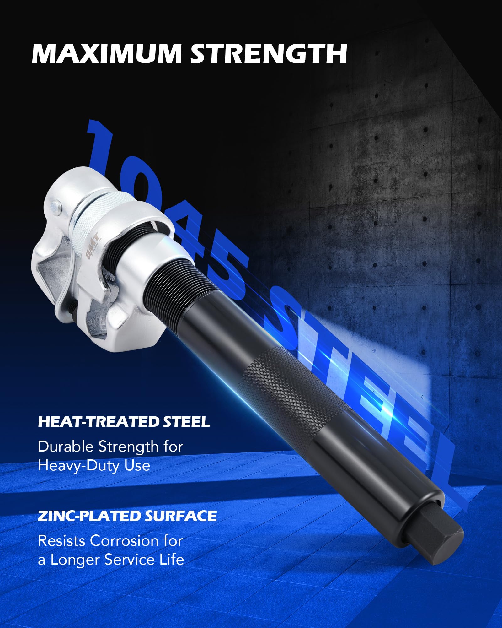 Orion Motor Tech corrosion-resistant carbon steel design for durability.