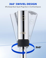 Orion Motor Tech Cr-V steel sockets with chrome coating for durability