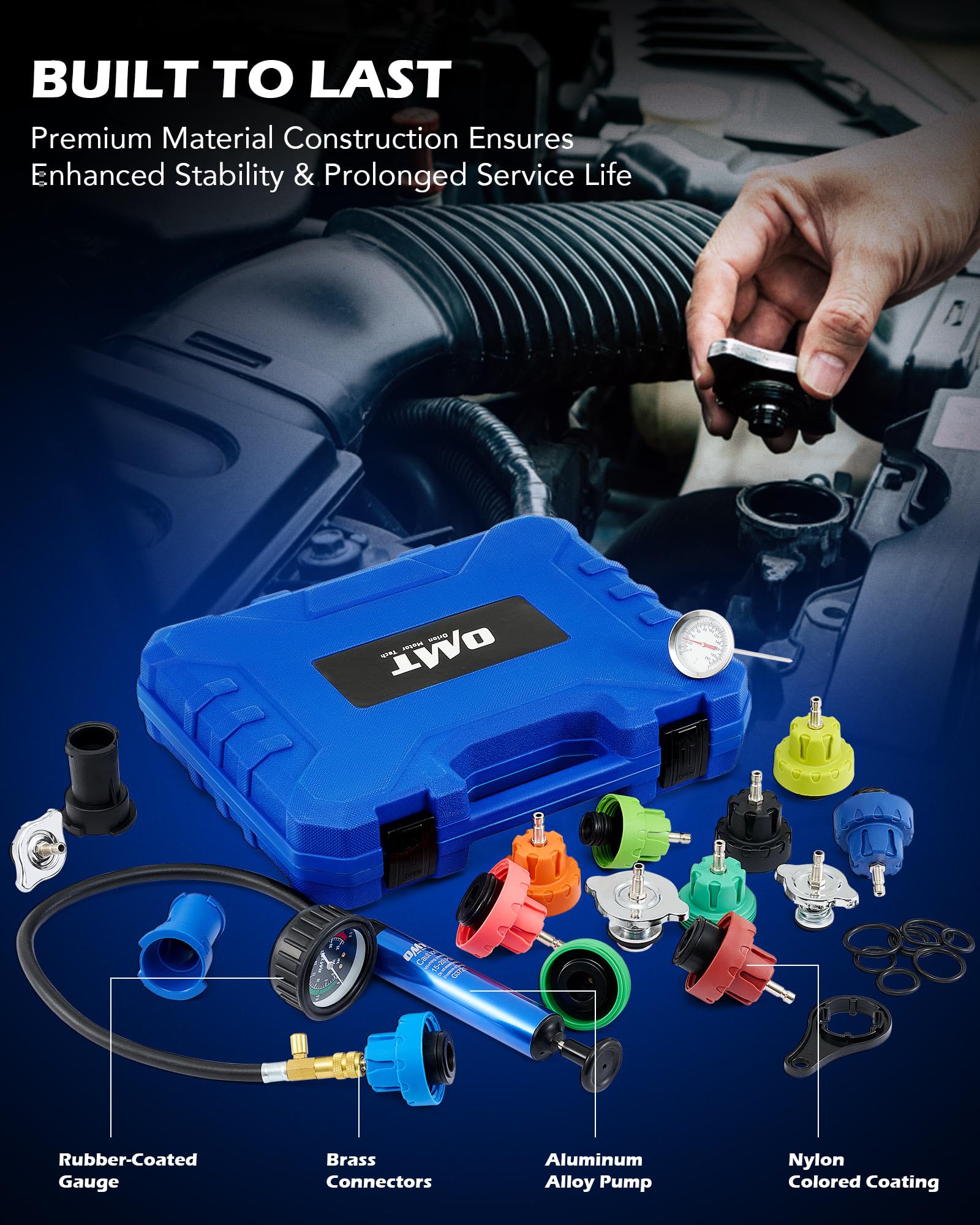 Orion Motor Tech custom molded case keeps tools organized for on-the-go use.