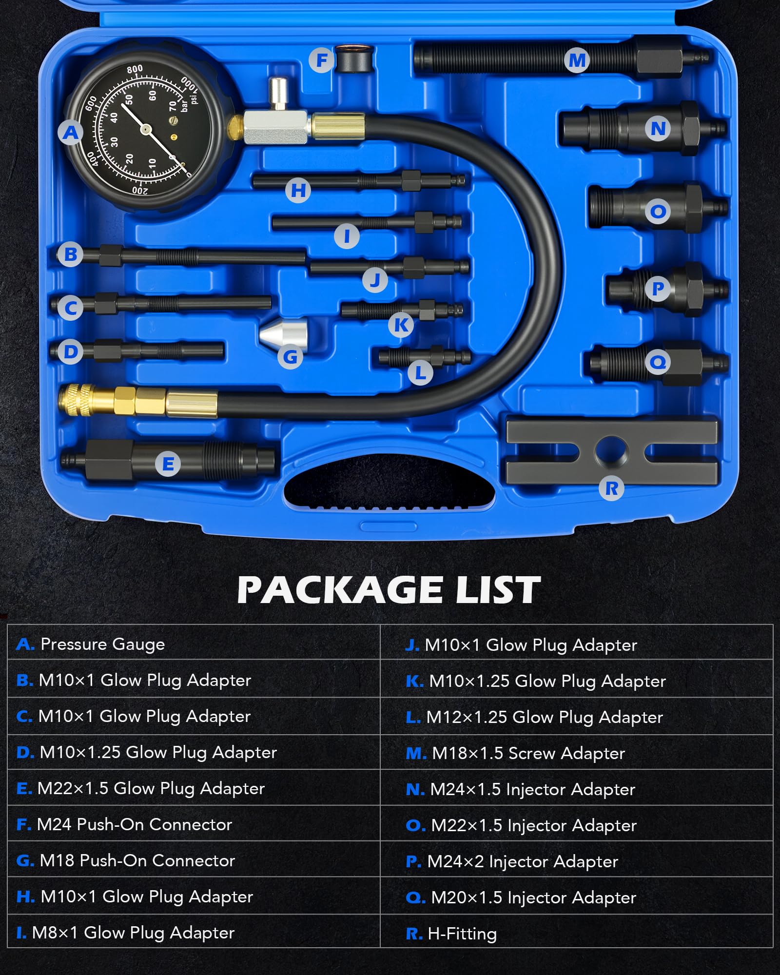 Orion Motor Tech injector adapters support versatile testing across models