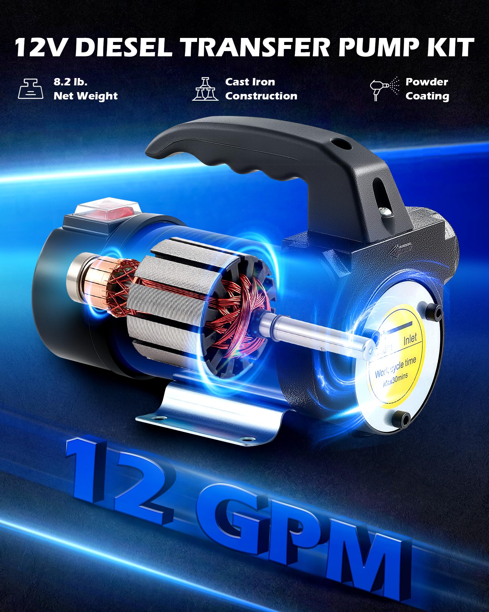 Orion Motor Tech nozzle offers precise flow control for steady transfer.