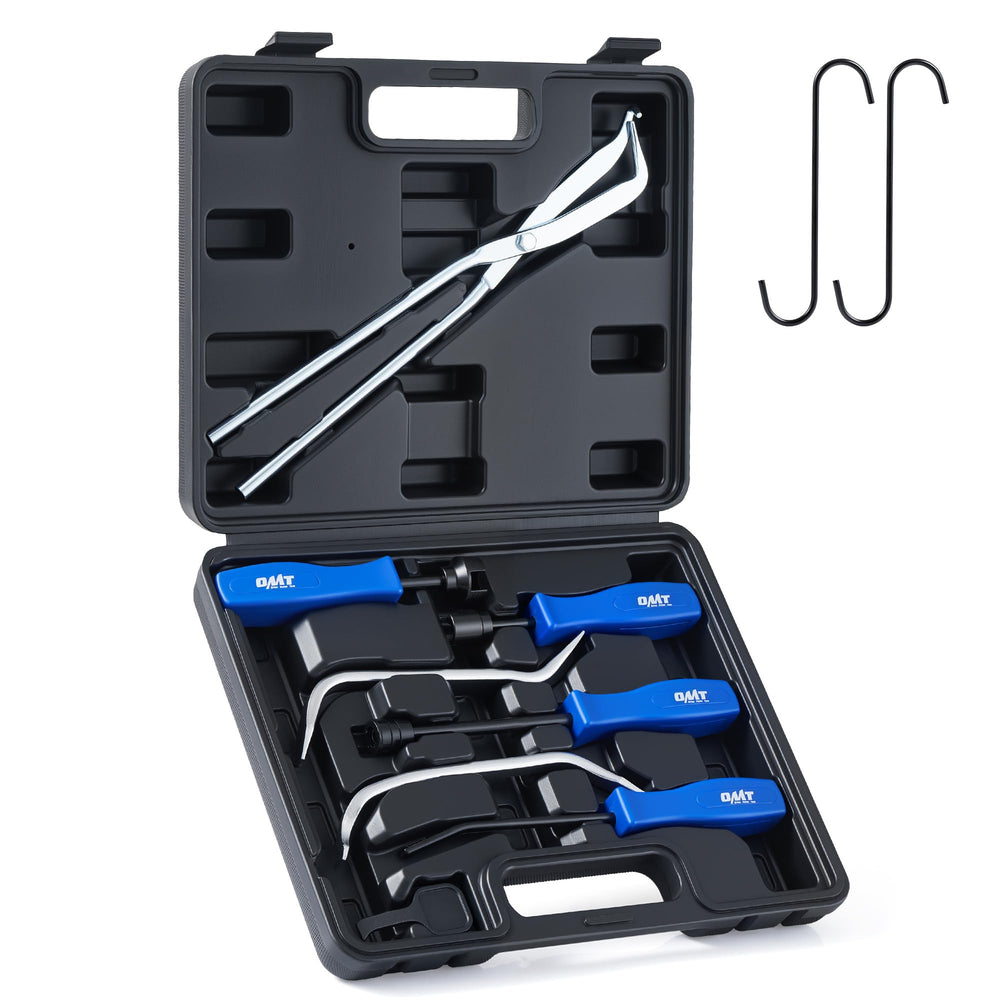 Orion Motor Tech drum brake tool set in rugged case for easy transport.