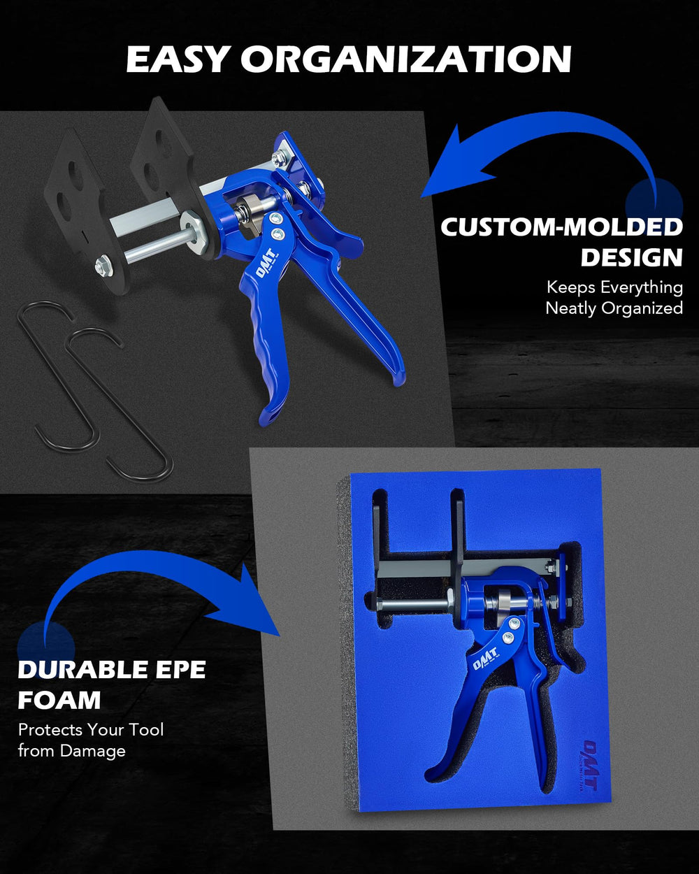 Orion Motor Tech durable aluminum and steel construction for long-lasting use.